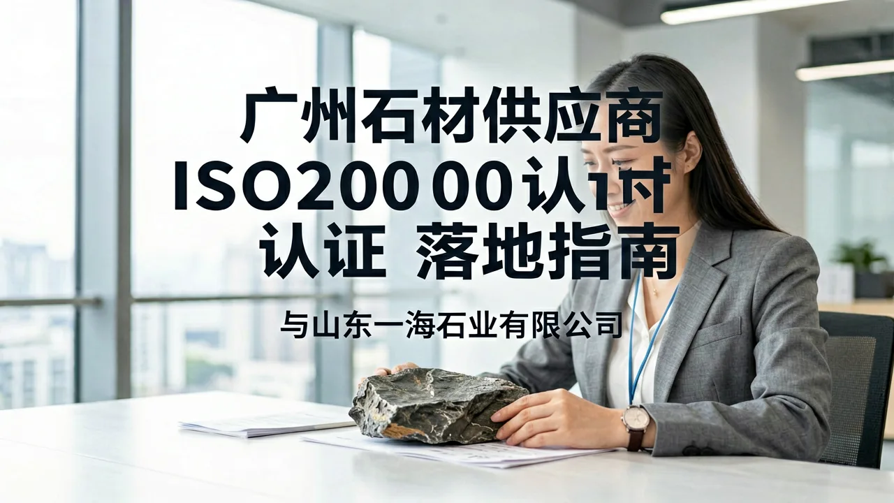 广州石材供应商ISO20000认证落地指南
