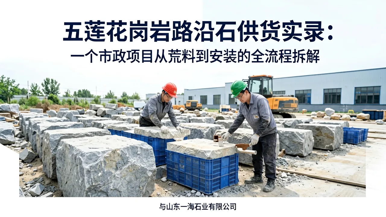 五莲花岗岩路沿石供货实录:一个市政项目从荒料到安装的全流程拆解